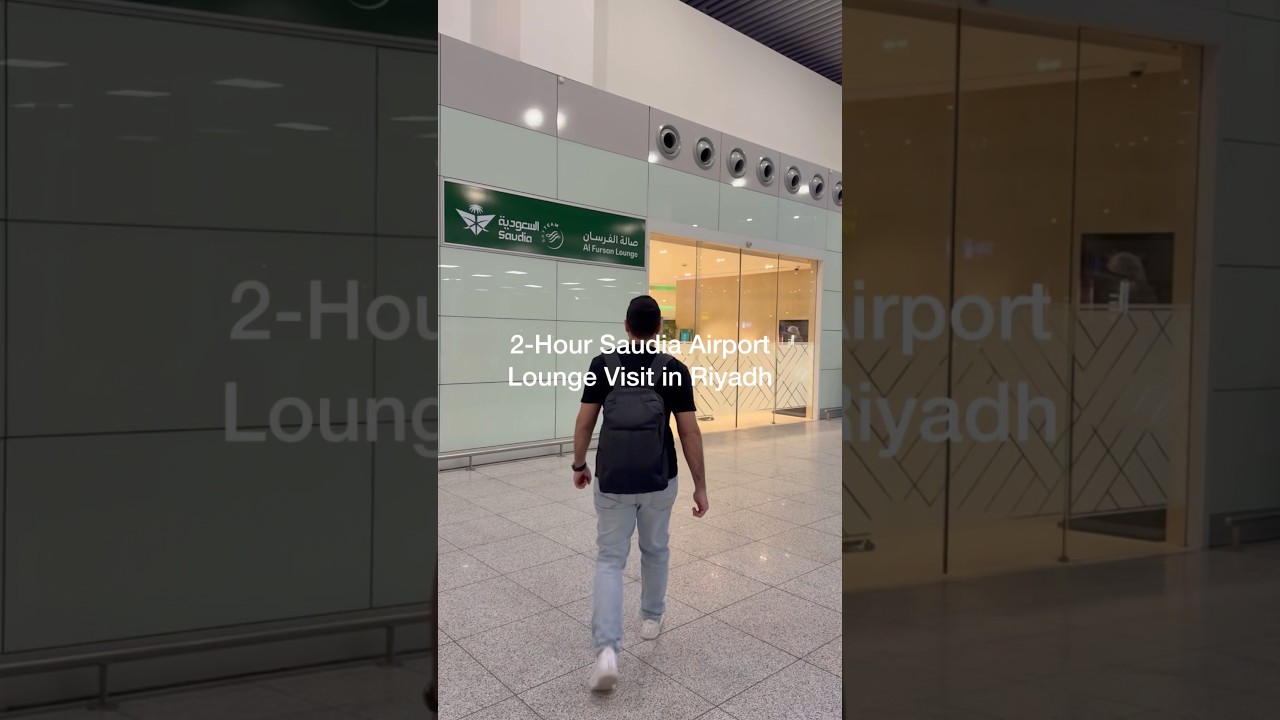 FULL REVIEW Saudia Business Class Lounge in Riyadh Al Fursan