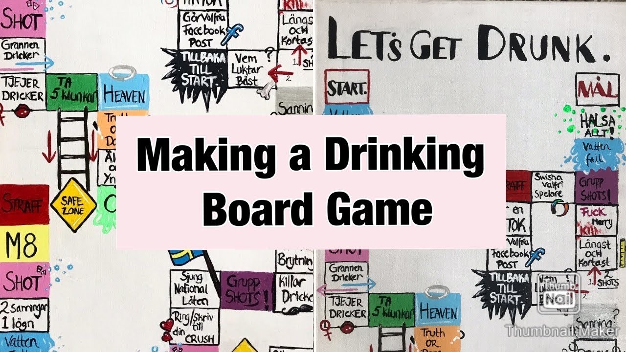 Drinking Board Game (tutorial) | Tilde Art