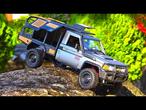 1/12 Scale MN82S Toyota LandCruiser LC79 Unboxing & offroad ASMR