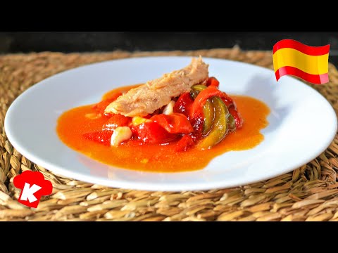 Receta de Pimientos Asados en sartén Caseros | Como Hacer Pimientos Aliñados