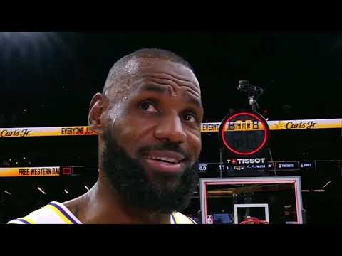 Lebron James PostGame Interview | Los Angeles Lakers vs Phoenix Suns
