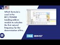 FAQ 004427 | Which formula is used in the RF‑/TOWER Loading add-on module to calculate the first ...