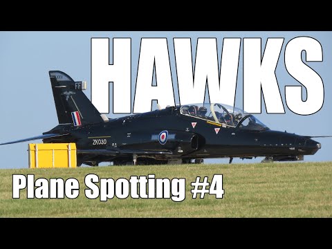 Hawk T2 Fast Jets Training at RAF Valley (Close up with Hawks and Pilots)