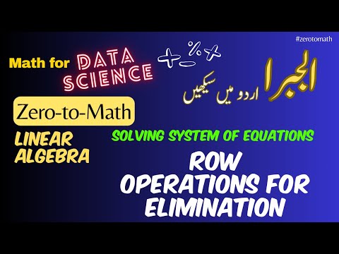 Tasks for Linear Algebra