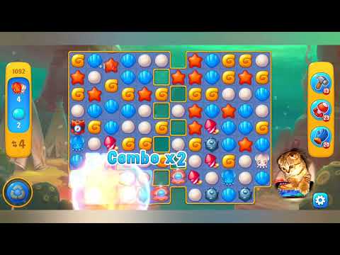 Fishdom 2022, no Boosters,  1092  level  -  прохождение без бустеров,  1092  уровень.