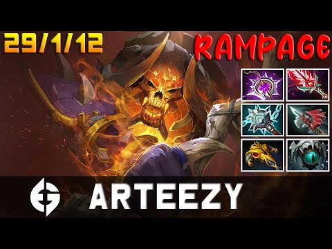 Arteezy Clinkz | 2x RAMPAGE | New Patch 7.32c | Dota 2 Pro MMR Gameplay #58