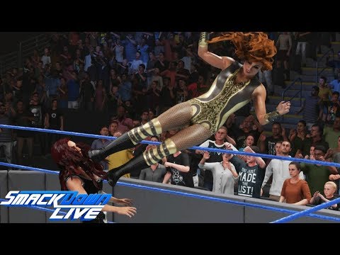 WWE 2K19 SMACKDOWN LIVE BECKY LYNCH VS CARMELLA (WITH GIGI)