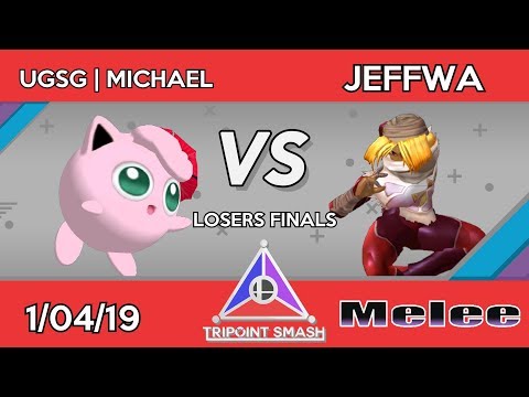 Tripoint Smash 42 - Losers Finals - UGSG | Michael (Jigglypuff) Vs. JeffWa (Sheik)