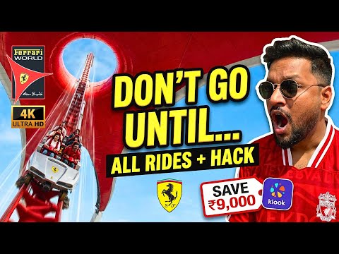 Ferrari World Abu Dhabi 2026: ALL RIDES + Secret Ticket Hack! (Full Walkthrough 4K) #AbuDhabi #UAE