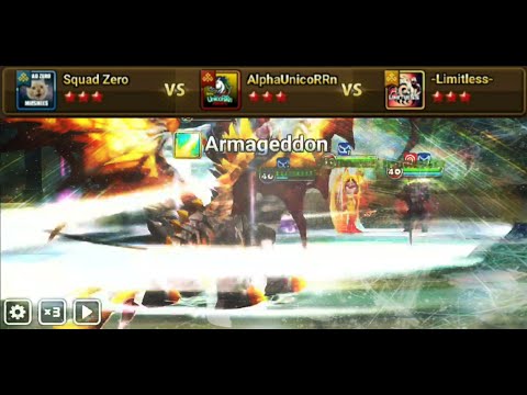 G3 SIEGE (EU S4): Squad Zero vs AlphaUnicoRRn vs -Limitless- (Summoners War)