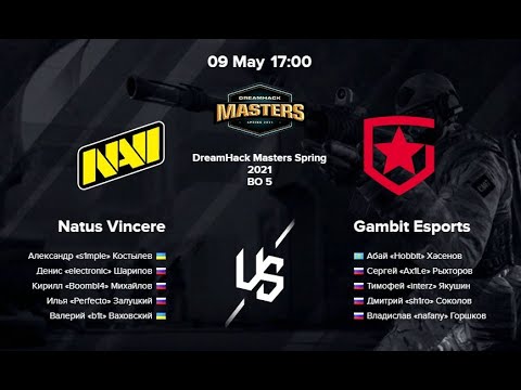 NAVI vs Gambit (2-0)