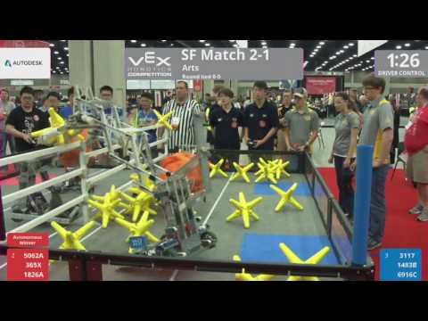 2017 VRC Arts SF2-1 - 5062A 365X 1826A vs 3117 1483B 6916C - 62 to 0