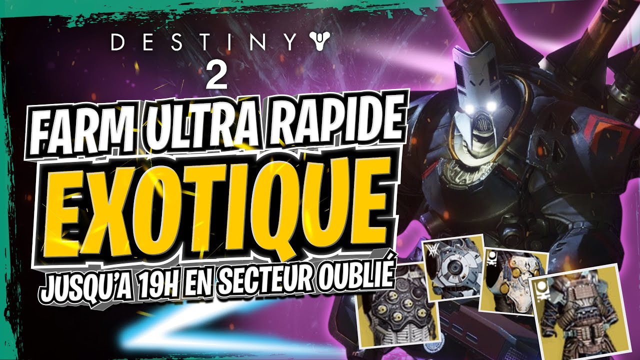 DESTINY 2 l SECTEUR OUBLIÉ QUAI AÉRIEN - FARM RAPIDE EXOTIQUE VOUS AVEZ JUSQU'A CE SOIR !