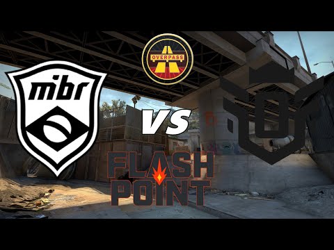 MIBR vs ORGLESS Melhores Momentos (MD3) Map2 Overpass FlashPoint 1 Playoffs