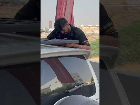 Pajero Flat Roof Rack installation #mitsubishipajero #roofrack #installation #montero #automobile