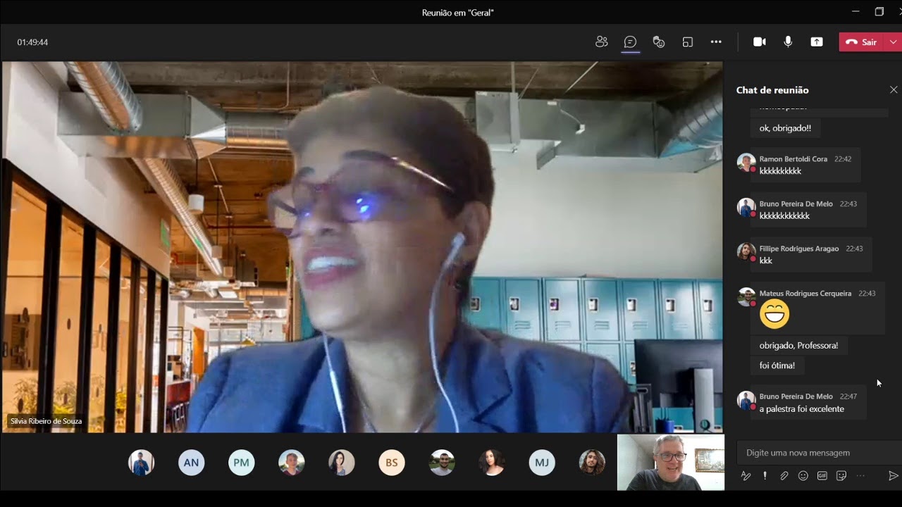 Palestra sobre homeopatia com a Profa. Sílvia