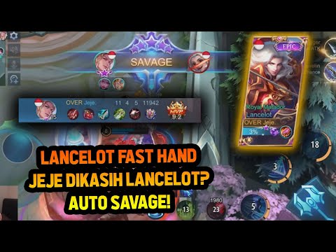 LANCELOT ULTRA INSTINCT TEBAK POSISI MUSUH ! SAVAGE FAST HAND BEST LANCELOT - Mobile Legends
