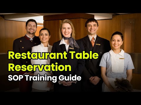 Restaurant Table Reservation Requests: A Step-by-Step SOP Guide