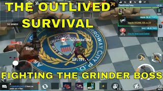 FIGHTING THE GRINDER BOSS - THE OUTLIVED SURVIVAL ANDROID GAMEPLAY