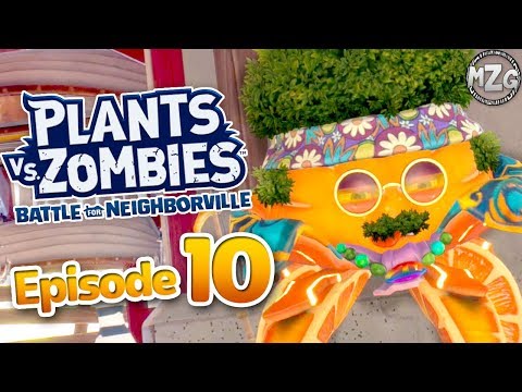 Plants vs. Zombies Battle for Neighborville Gameplay Part 10 - Garden Ops! Town Center!