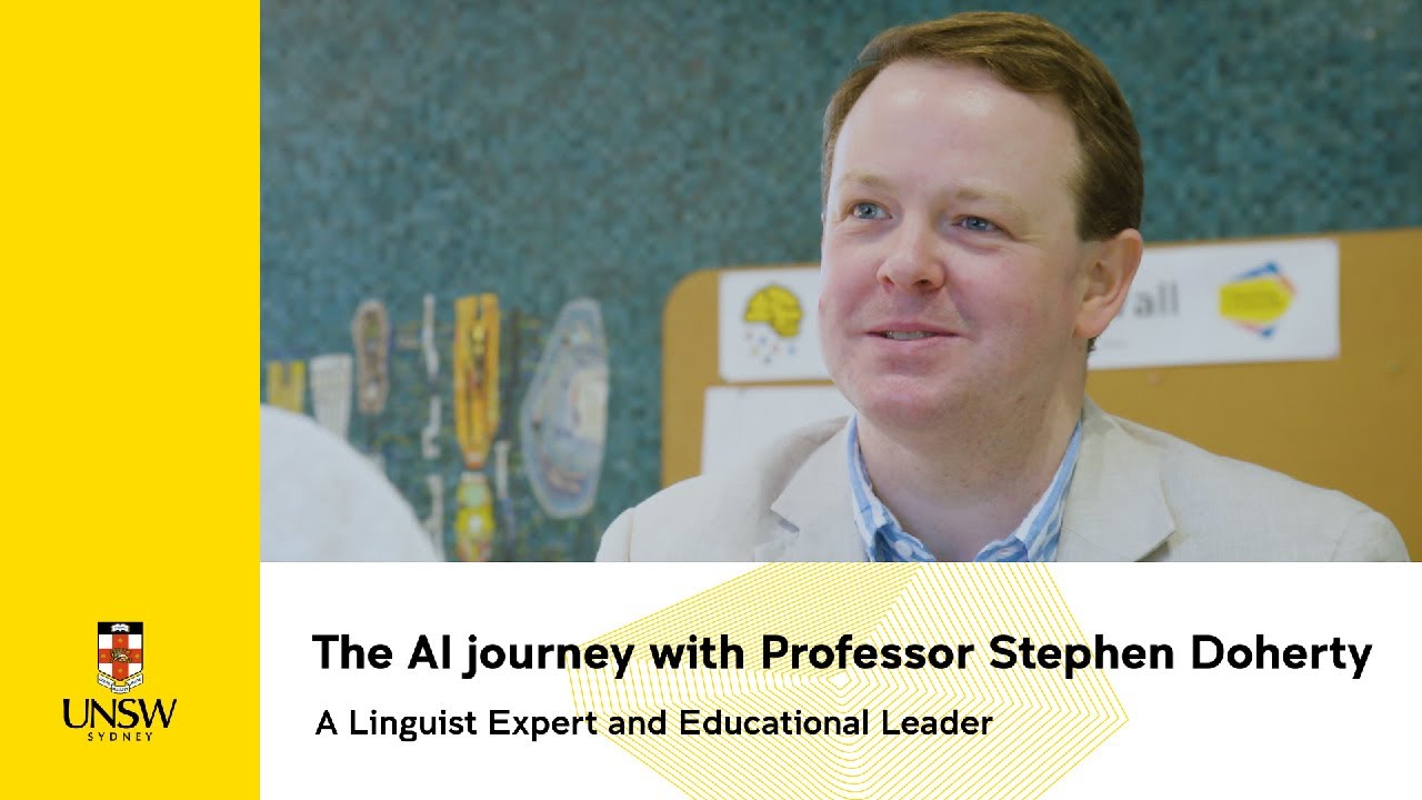 The AI journey with Professor Stephen Doherty - YouTube