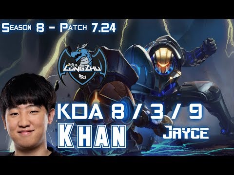 LZ Khan JAYCE vs LUCIAN Top - Patch 7.24 KR Ranked