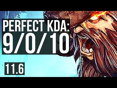UDYR vs OLAF (JUNGLE) | 9/0/10, 68% winrate, Legendary | KR Diamond | v11.6