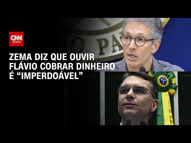 “Flávio, ouvir você cobrando dinheiro de Vorcaro é imperdoável”, diz Zema | CNN 360°