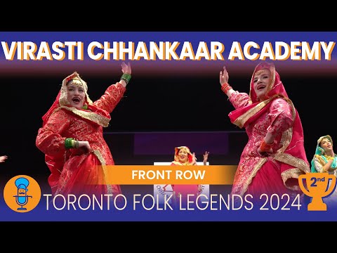 VCA Giddha | 2nd Place | Toronto Folk Legends 2024 | Front Row 4K