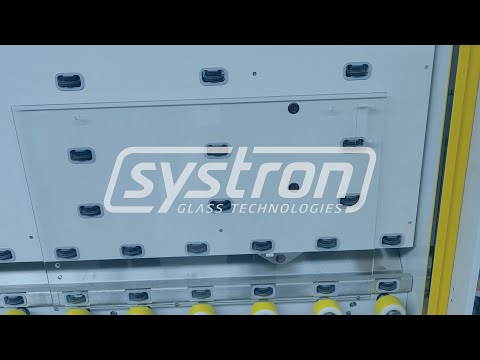 Vertical Glass Processing systron proHD - Special Holes & Cutout with Waterjet - Rectangle 550x870