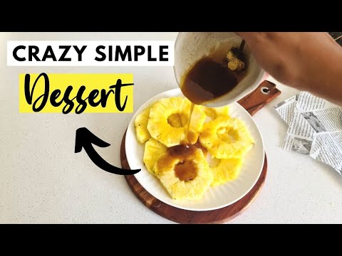 Add this Golden Liquid to Pineapples for the best Summer Dessert | Air Fryer Pineapple recipe