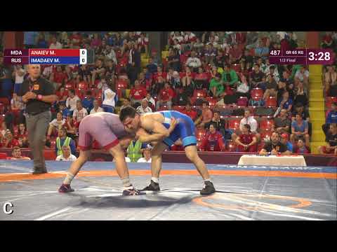 1/2 GR - 65 kg: M. ANAIEV (MDA) v. M. IMADAEV (RUS)