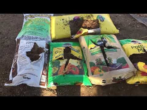 Difference between garden soil, raised bed soil, potting soil, top soil, seed starting mix.