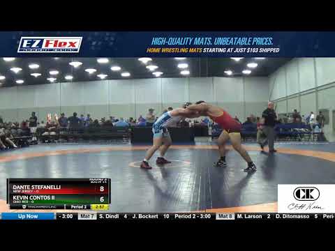 Mat 9 160 Dante Stefanelli New Jersey Vs Kevin Contos II Ohio Red