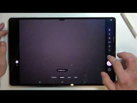 How to Take a Selfie by Showing Palm to Camera on Samsung Galaxy Tab S8 Ultra - Access Shooting