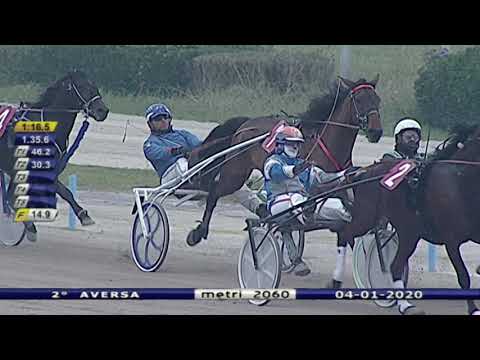 Aversa trotto 4 Gennaio 2020 - 2° Corsa