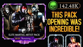 MK Mobile. This Elite Martial Artist Pack Opening will BLOW YOUR MIND!