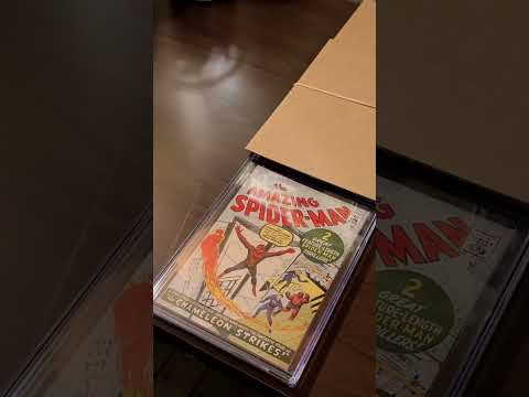 Unboxing a Huge Spider-Man CGC Grail #comics #comic #collectingcomics #comicbook
