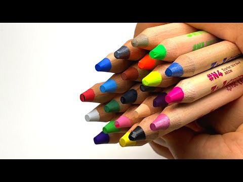COLOZOO 3-in-1 Colored Pencils Review: Colored Pencils, Crayons & Watercolor Pencils in one pencil