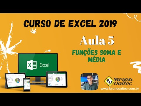 Excel - Funções Soma e Média | Aula 5