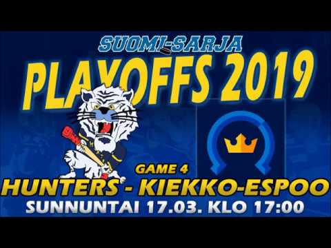 Maalikooste Hunters - K-Espoo 17.3.2019