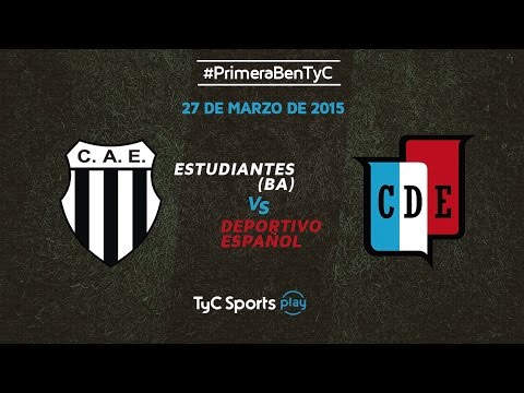 Primera B: Estudiantes (BA) vs. Deportivo Español (27-3-2015) / Relato: Gabriel Rymland