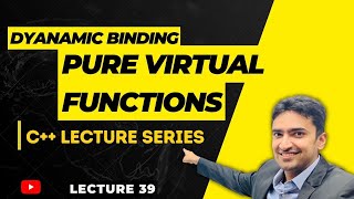 Download the video "C++ Pure Virtual Functions||Best Practices and Examples|| Lecture 39"