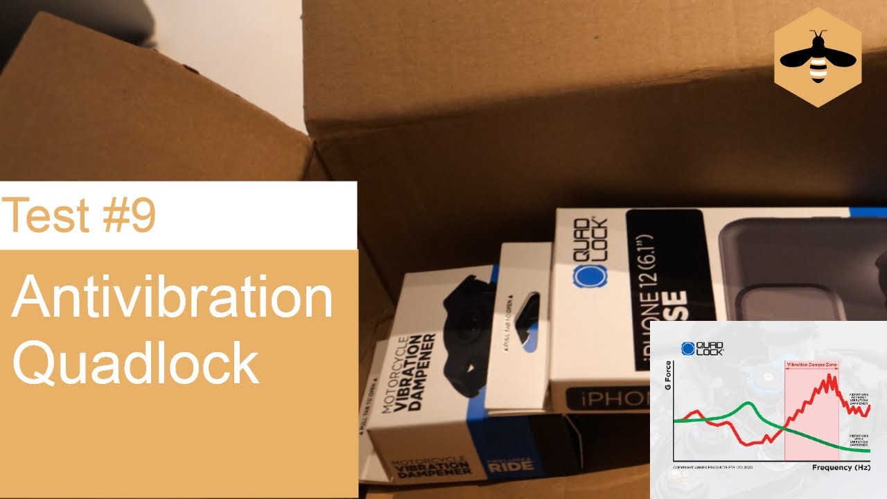 Test #9 - Antivibration et Coque iPhone 12 Pro (quadlock)