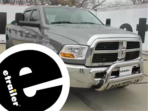 Mount: License Plate Relocation Kit for Westin Ultimate and E-Series Bull Bars on a 2012 Ram 2500