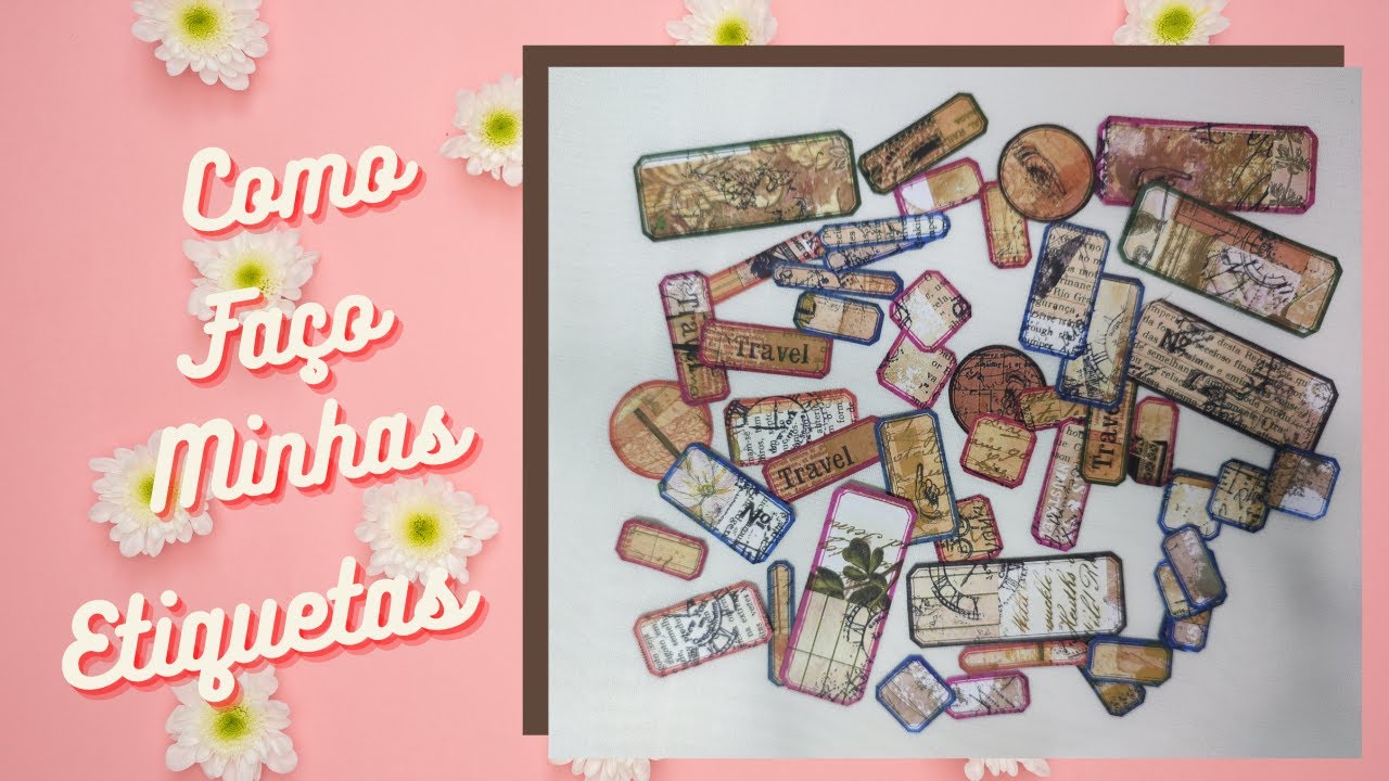 COMO FAÇO MINHAS ETIQUETAS PARA JUNK JOURNAL