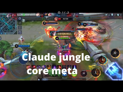 Claude mecha dragon jungle core meta delete enemy hp Mobile legends