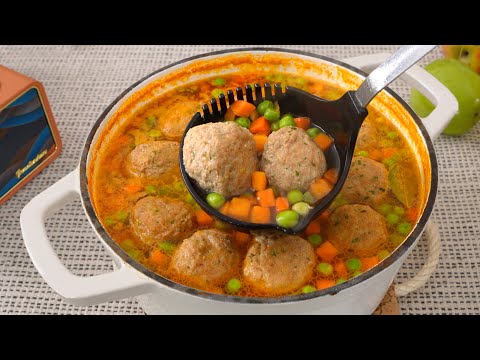 How To Cook Meatball Soup Recipe/Healthy and Easy Soup Recipes with Sweetlana's Good Kitchen