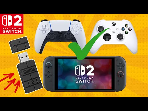 8BitDo USB Wireless Adapter 2 | How to Use PS5 & Xbox Controller on Nintendo Switch 2?