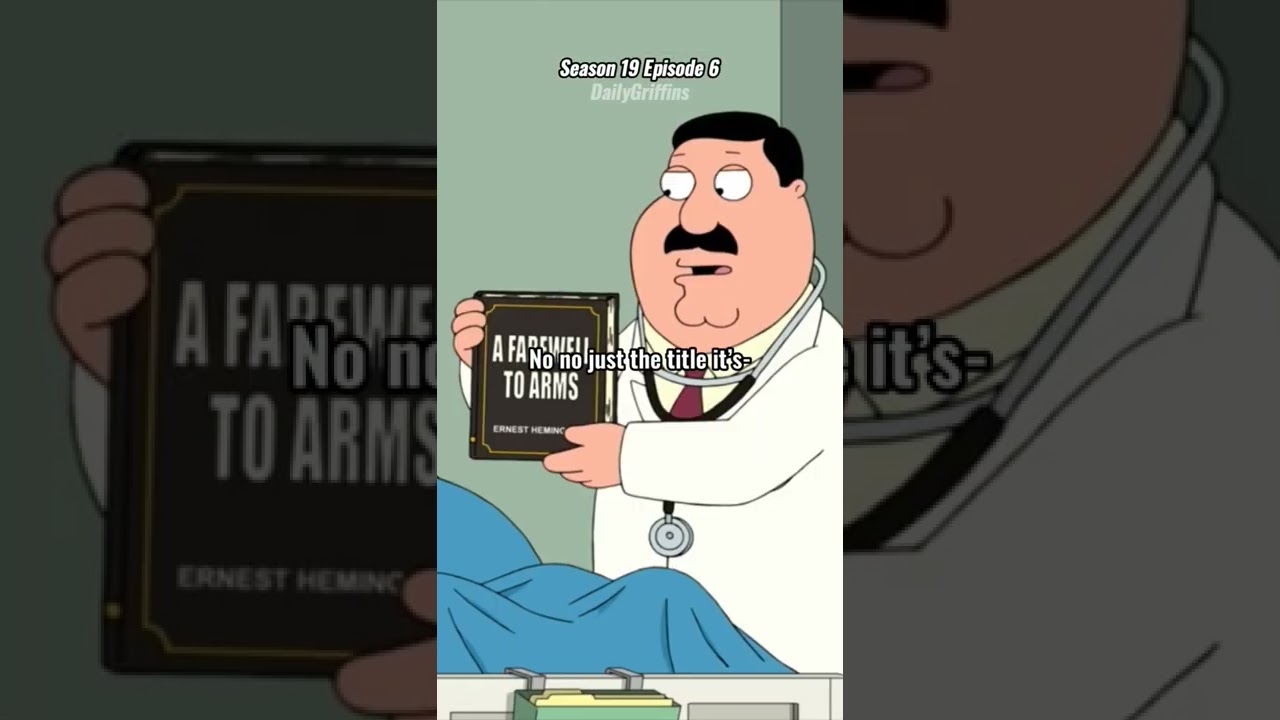 FamilyGuy: A Farewell To Arms 😂 #shorts